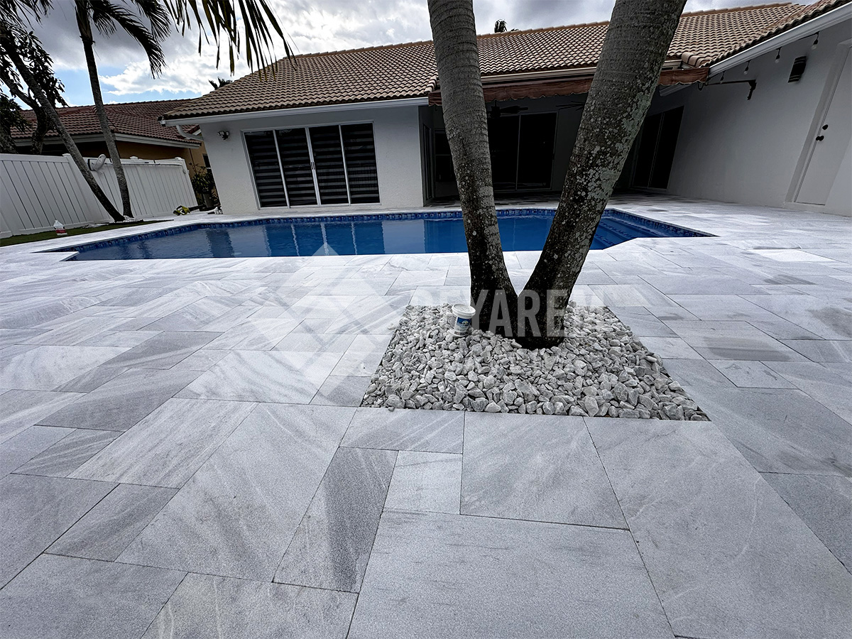 Sky White Leather
